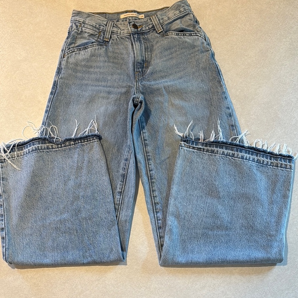 Levi's ‘94 Baggy Wide Leg Jeans with Classic Fading